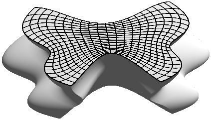 Analysis-suitable structured B-spline mesh (parameterization) of the additive-manufacturing part